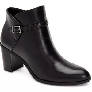 ALFANI Women's Step 'N Flex Nadenne Block-Heel Booties | Black | SZ 7.5 M | NWB